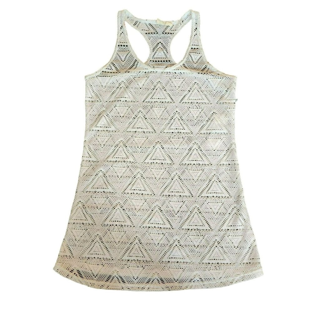 Lagaci Swim Cover Cream Tunic Size Large